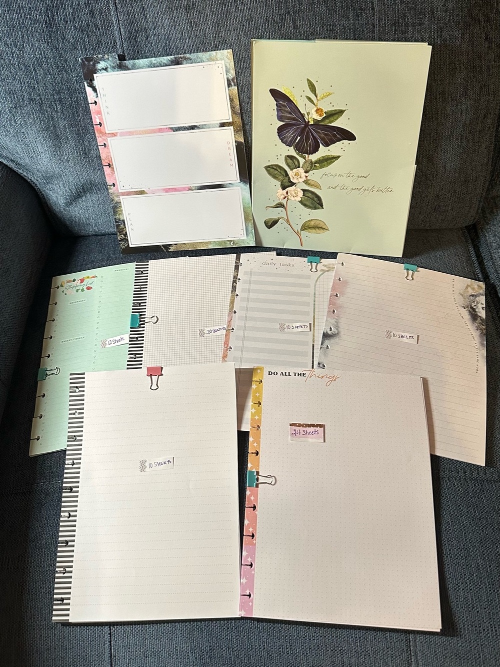 The Happy Planner Classic Paper Filler & Accessories Bundle
